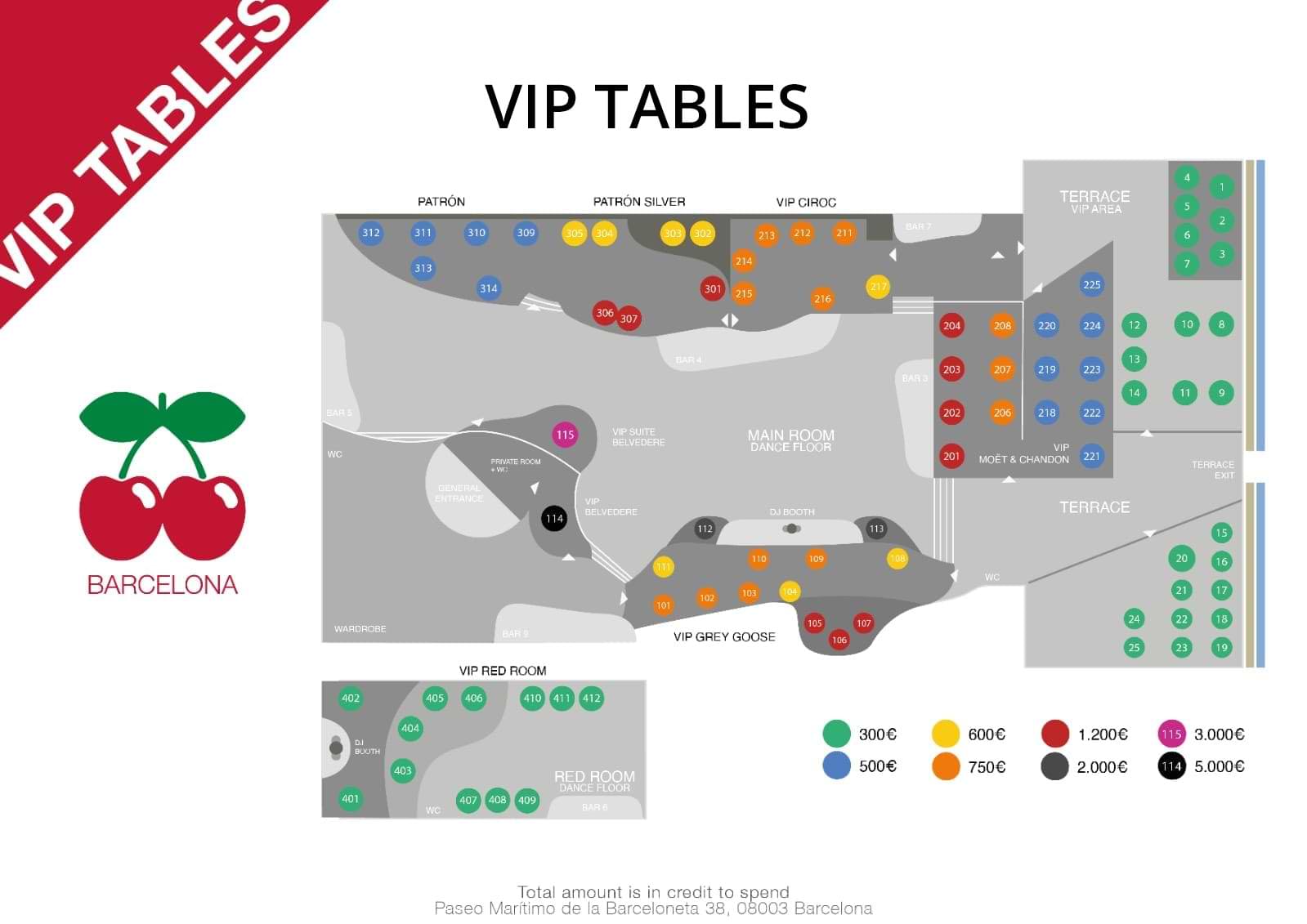 información y reservas